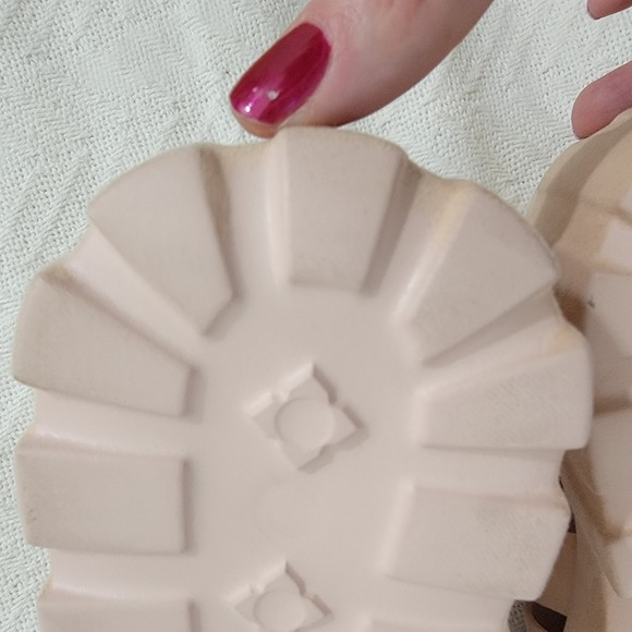 Melissa Megan Velvet Platform Jelly Fisherman Heel Sandals Sz 9 Powder Pink EUC - Picture 10 of 16